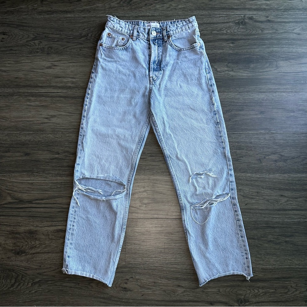 Zara wide leg jeans